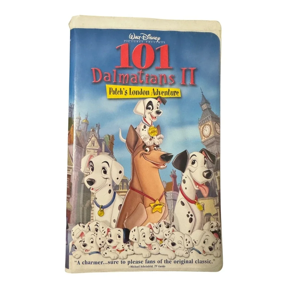 101 Dalmatians II Patch's London Adventure VHS Tape Disney G Animated